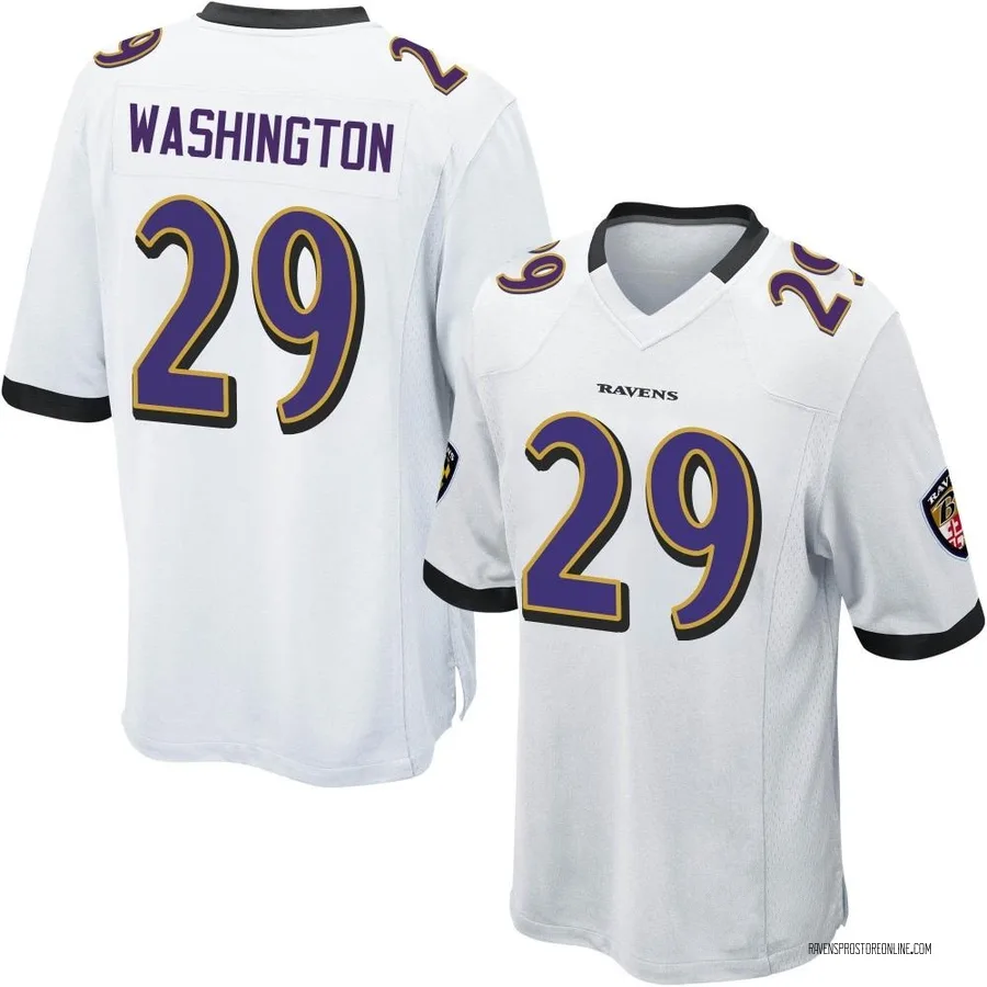 Ar'Darius Washington Baltimore Ravens Men's Game Nike Jersey - White