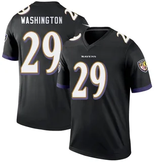 Ar'Darius Washington Baltimore Ravens Men's Legend Nike Jersey - Black