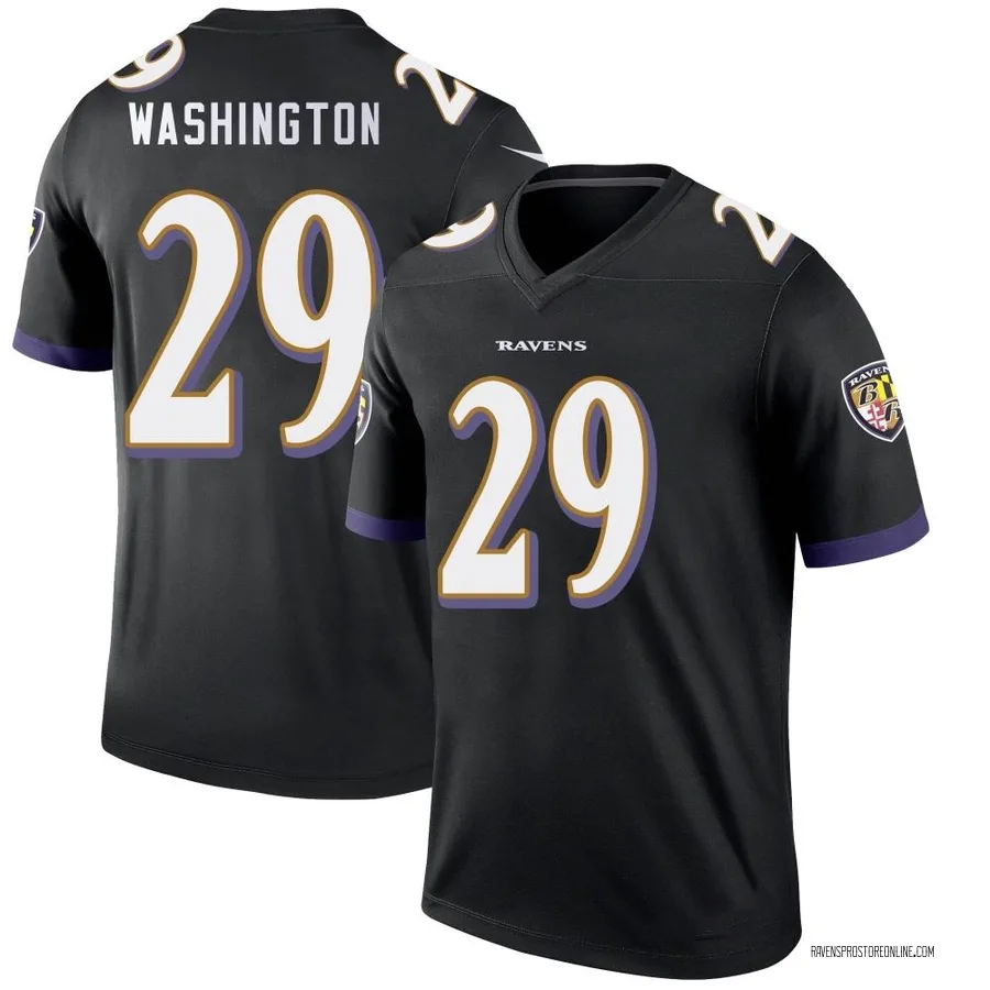 Ar'Darius Washington Baltimore Ravens Men's Legend Nike Jersey - Black