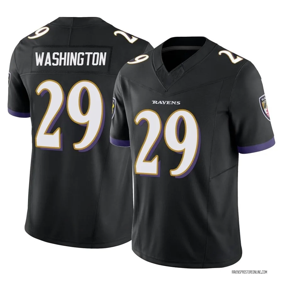 Ar'Darius Washington Baltimore Ravens Men's Limited Vapor F.U.S.E. Nike Jersey - Black