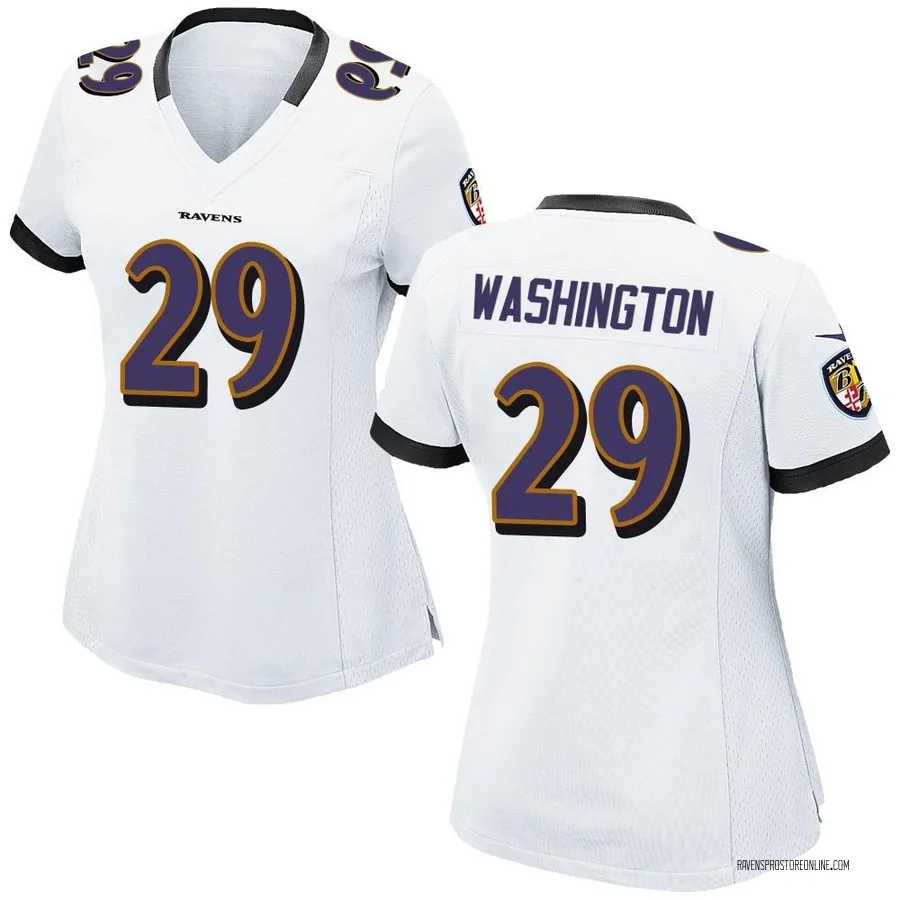 Ar'Darius Washington Baltimore Ravens Women's Game Nike Jersey - White