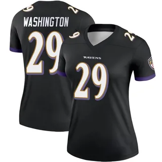 Ar'Darius Washington Baltimore Ravens Women's Legend Nike Jersey - Black
