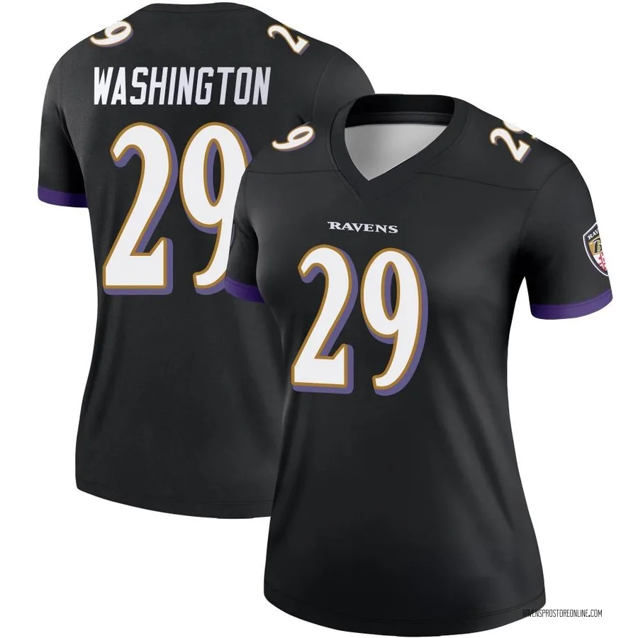 Ar'Darius Washington Baltimore Ravens Women's Legend Nike Jersey - Black