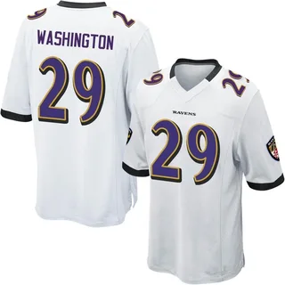 Ar'Darius Washington Baltimore Ravens Youth Game Nike Jersey - White