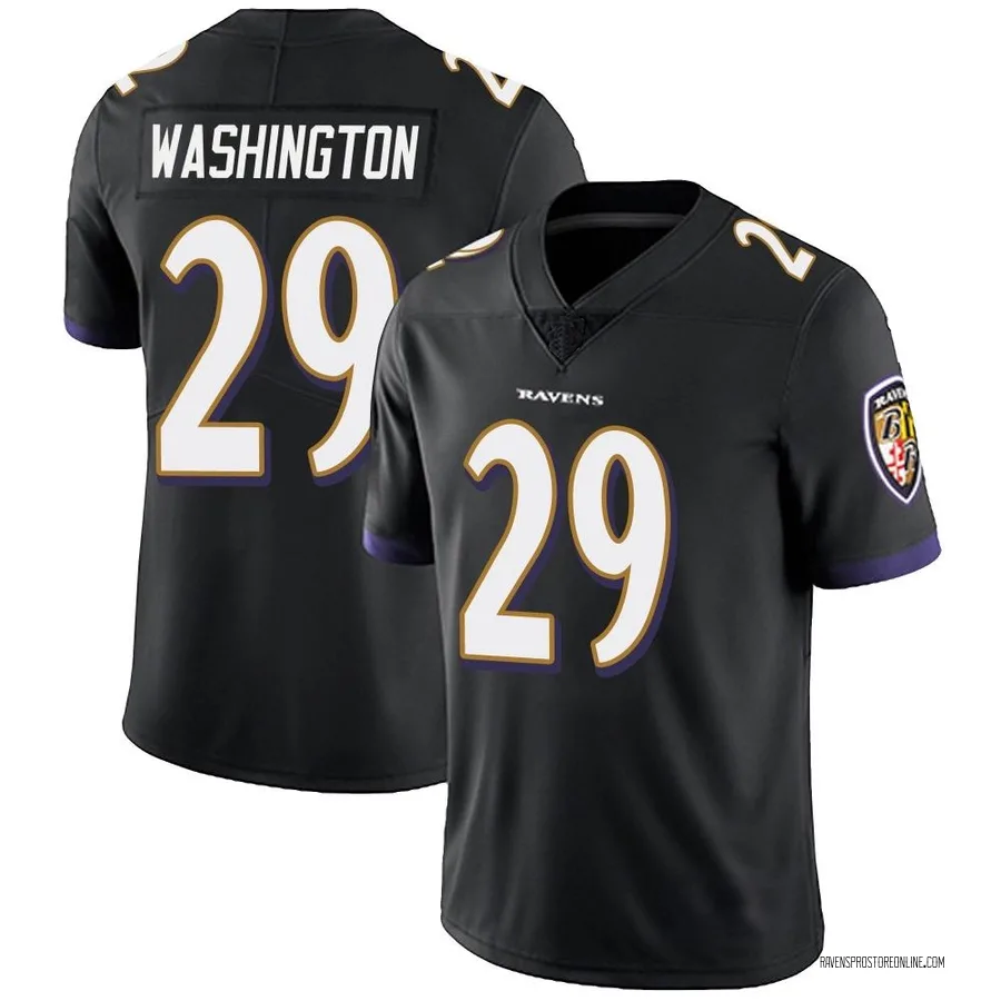 Ar'Darius Washington Baltimore Ravens Youth Limited Alternate Vapor Untouchable Nike Jersey - Black