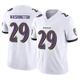 Ar'Darius Washington Baltimore Ravens Youth Limited Vapor F.U.S.E. Nike Jersey - White