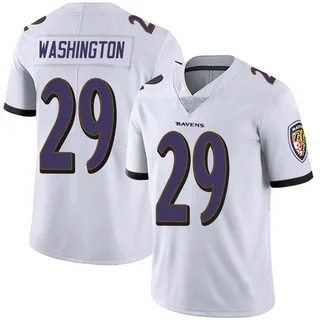 Ar'Darius Washington Baltimore Ravens Youth Limited Vapor Untouchable Nike Jersey - White
