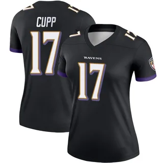 Baylor Cupp Baltimore Ravens Women's Legend Nike Jersey - Black