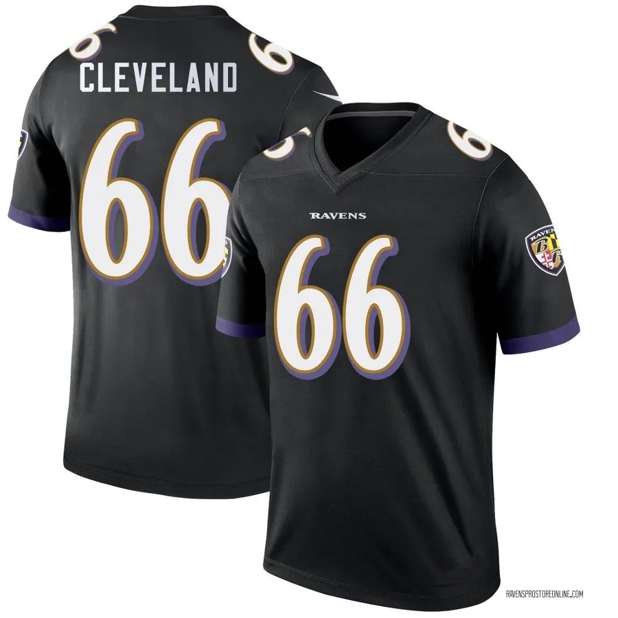 Ben Cleveland Baltimore Ravens Men's Legend Nike Jersey - Black