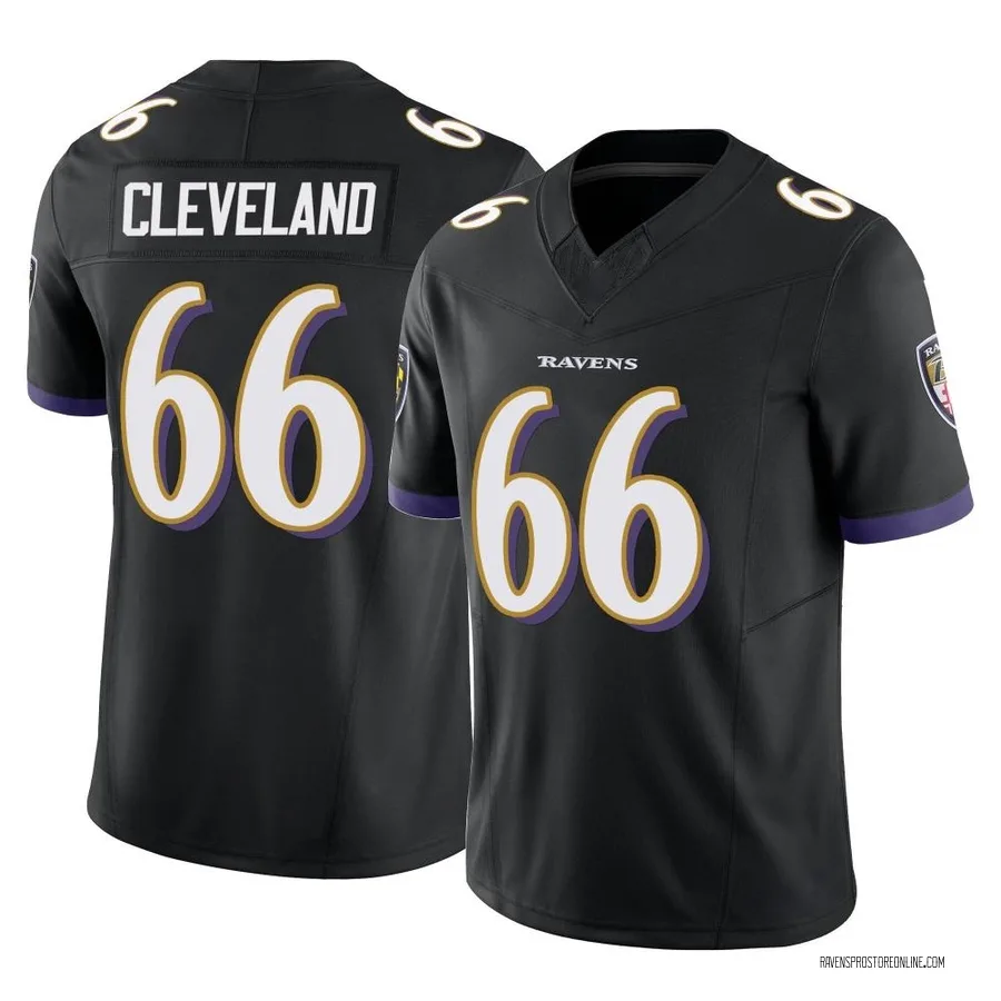 Ben Cleveland Baltimore Ravens Men's Limited Vapor F.U.S.E. Nike Jersey - Black