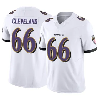 Ben Cleveland Baltimore Ravens Men's Limited Vapor F.U.S.E. Nike Jersey - White