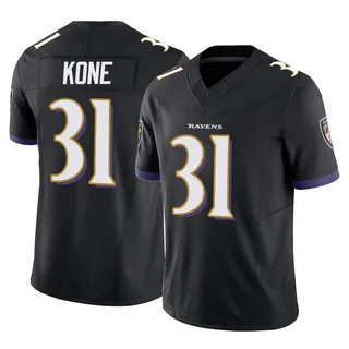Bilhal Kone Baltimore Ravens Youth Limited Vapor F.U.S.E. Nike Jersey - Black