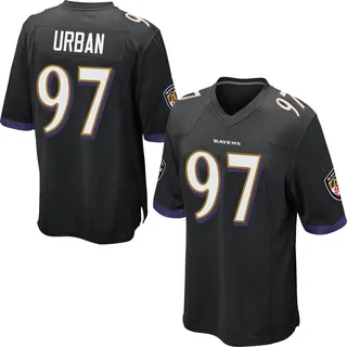 Brent Urban Baltimore Ravens Men's Game Jersey - Black