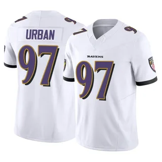 Brent Urban Baltimore Ravens Men's Limited Vapor F.U.S.E. Nike Jersey - White
