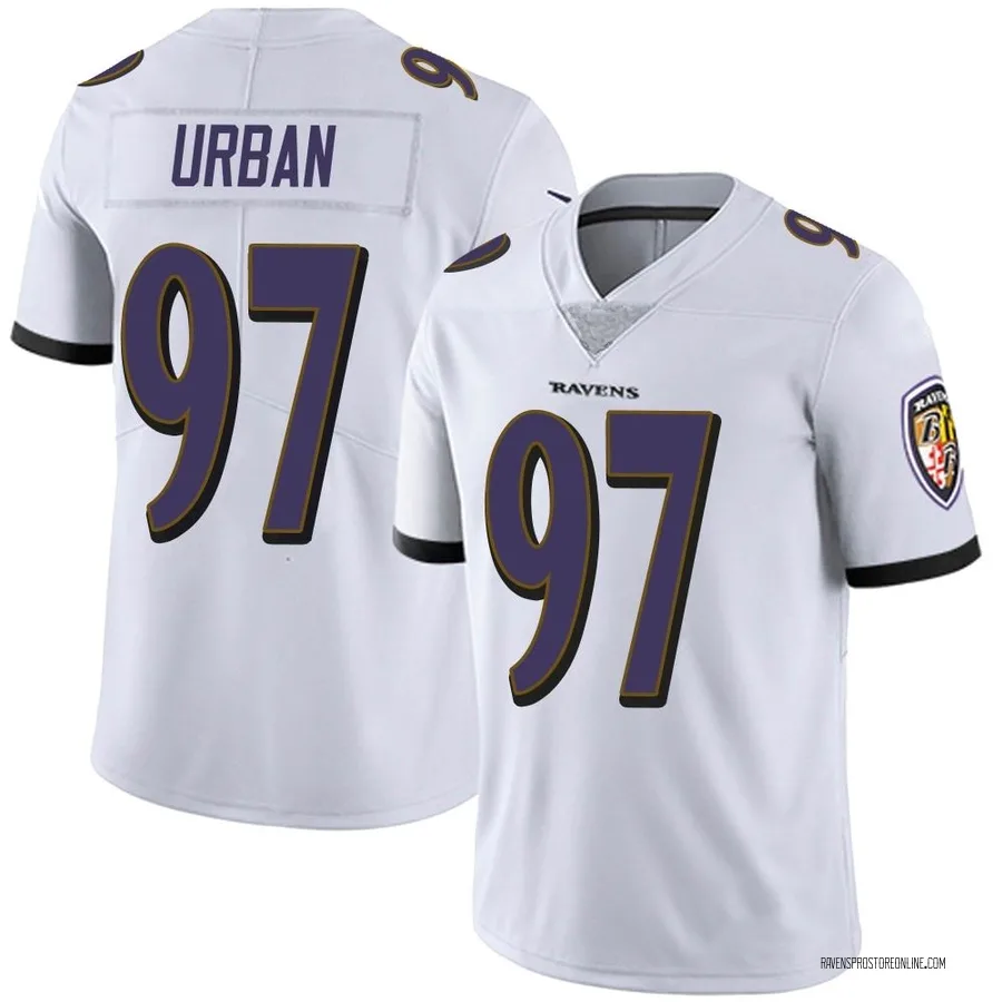 Brent Urban Baltimore Ravens Men's Limited Vapor Untouchable Nike Jersey - White