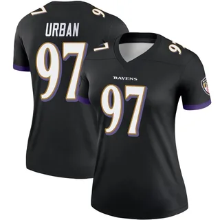 Brent Urban Baltimore Ravens Women's Legend Nike Jersey - Black