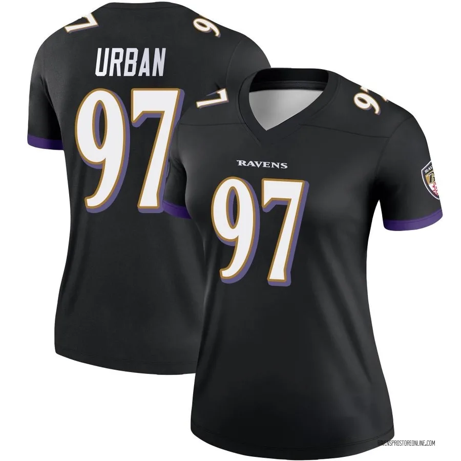 Brent Urban Baltimore Ravens Women's Legend Nike Jersey - Black
