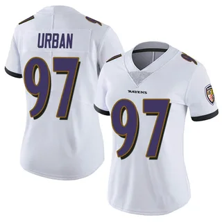 Brent Urban Baltimore Ravens Women's Limited Vapor Untouchable Nike Jersey - White