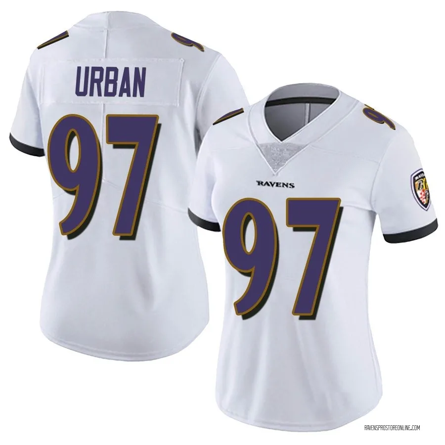 Brent Urban Baltimore Ravens Women's Limited Vapor Untouchable Nike Jersey - White