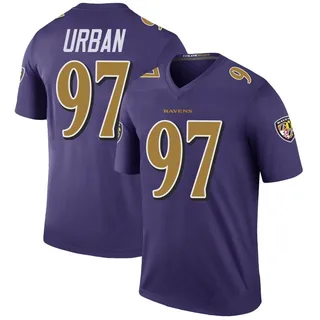 Brent Urban Baltimore Ravens Youth Color Rush Legend Jersey - Purple