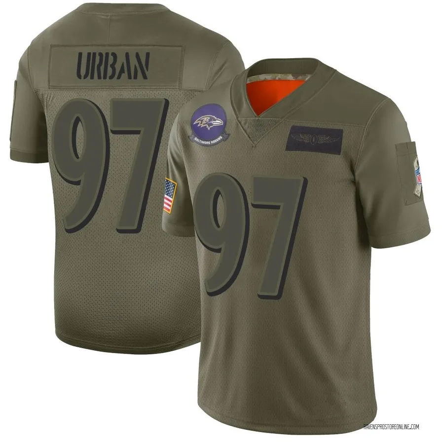 Brent Urban Baltimore Ravens Youth Limited 2019 Salute to Service Nike Jersey - Camo