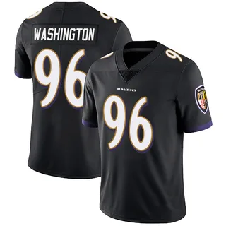 Broderick Washington Baltimore Ravens Men's Limited Alternate Vapor Untouchable Nike Jersey - Black