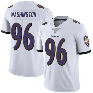 Broderick Washington Baltimore Ravens Men's Limited Vapor Untouchable Nike Jersey - White