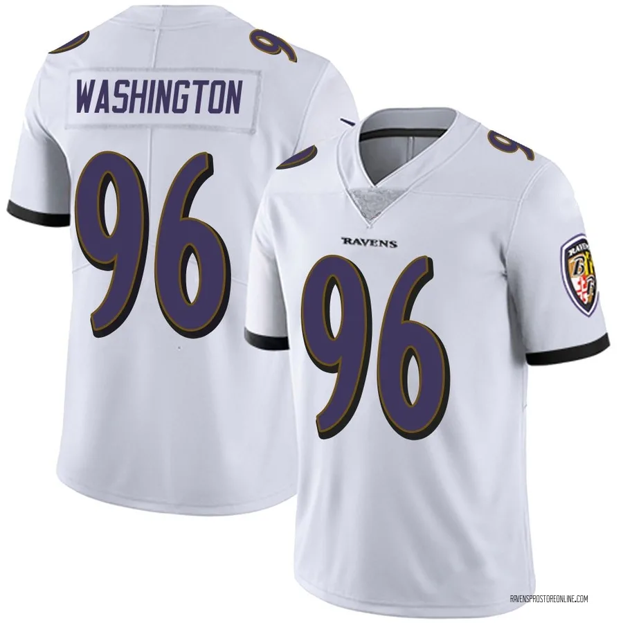 Broderick Washington Baltimore Ravens Men's Limited Vapor Untouchable Nike Jersey - White