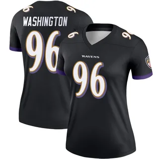 Broderick Washington Baltimore Ravens Women's Legend Nike Jersey - Black
