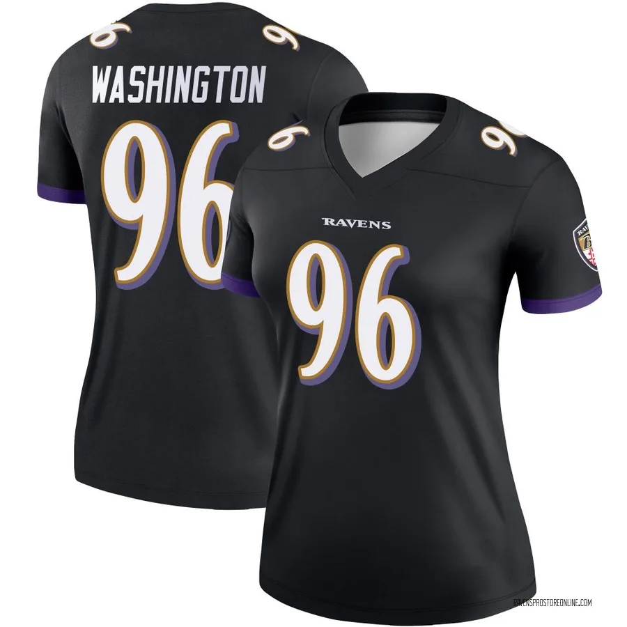 Broderick Washington Baltimore Ravens Women's Legend Nike Jersey - Black