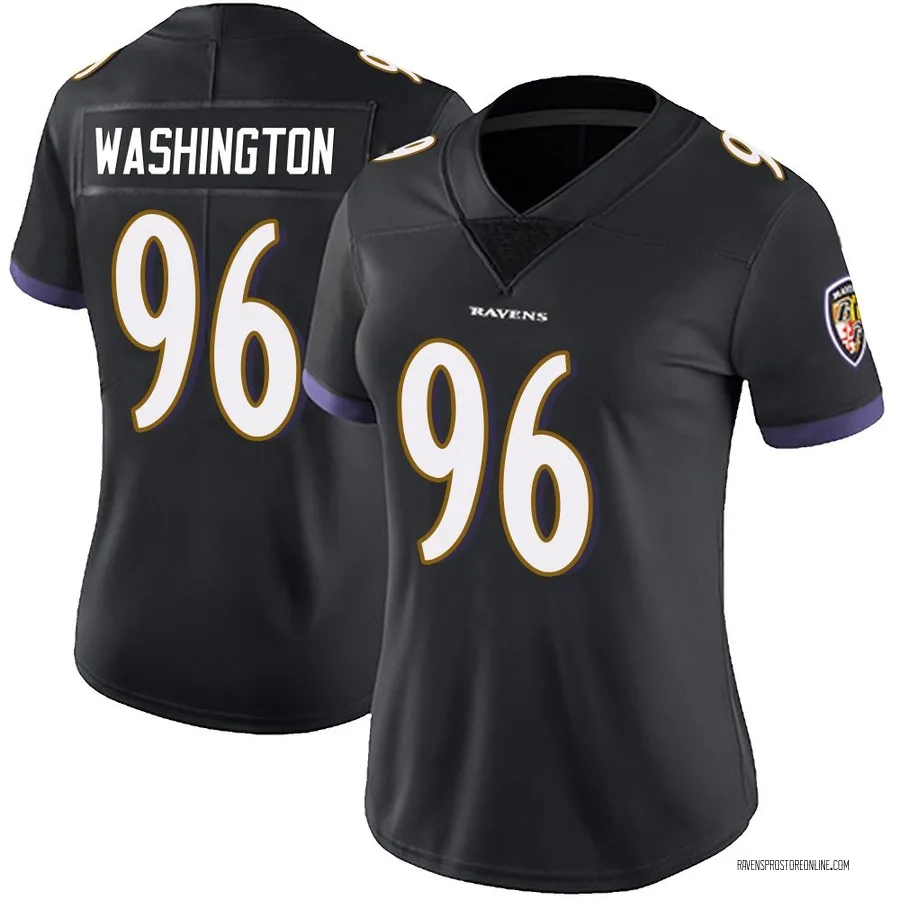 Broderick Washington Baltimore Ravens Women's Limited Alternate Vapor Untouchable Nike Jersey - Black