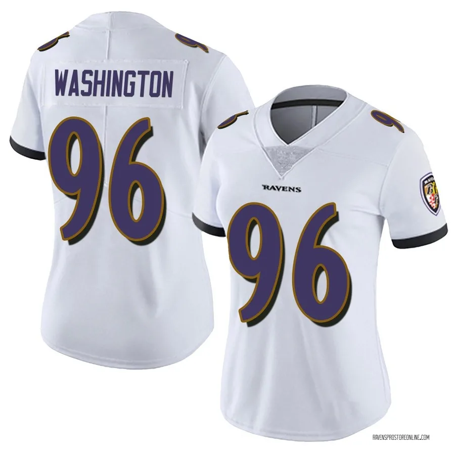 Broderick Washington Baltimore Ravens Women's Limited Vapor Untouchable Nike Jersey - White