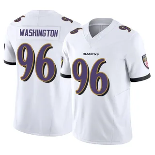 Broderick Washington Baltimore Ravens Youth Limited Vapor F.U.S.E. Nike Jersey - White