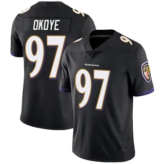 CJ Okoye Baltimore Ravens Youth Limited Alternate Vapor Untouchable Nike Jersey - Black
