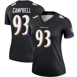 Calais Campbell Baltimore Ravens Women's Legend Nike Jersey - Black