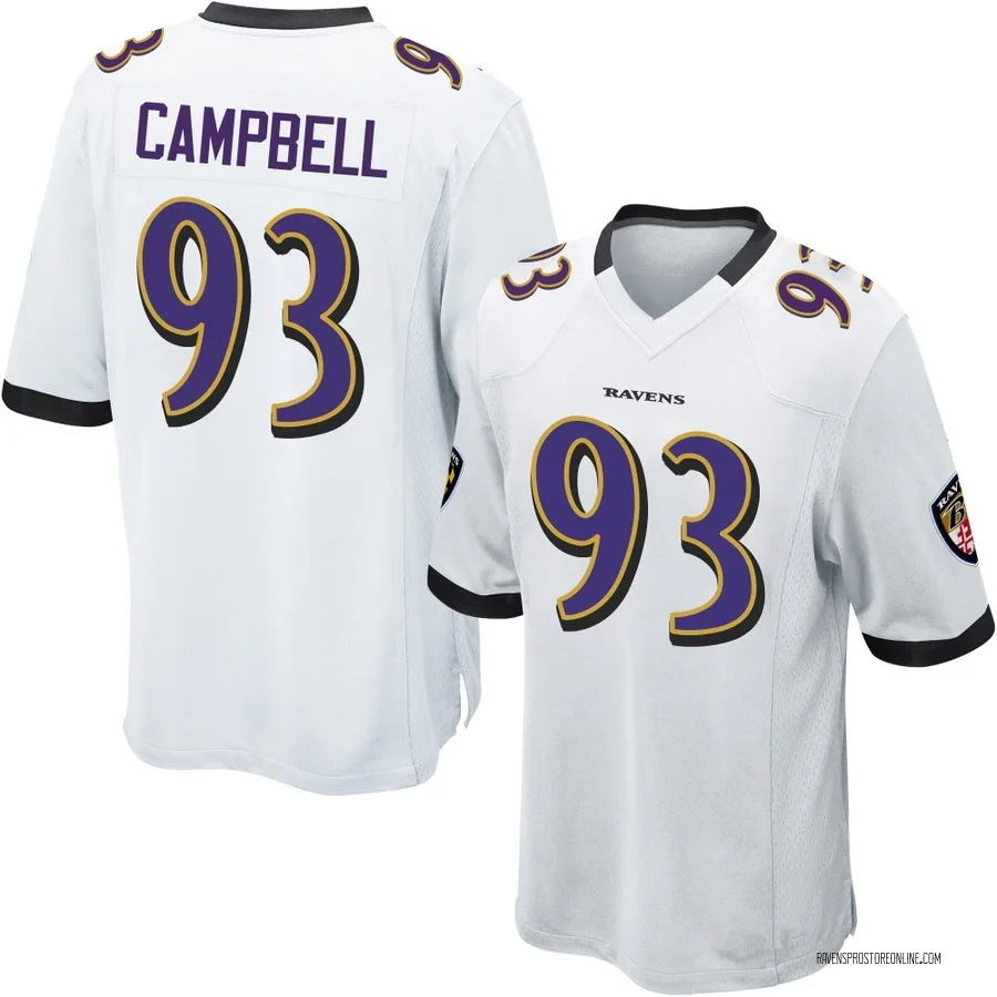 Calais Campbell Baltimore Ravens Youth Game Nike Jersey - White