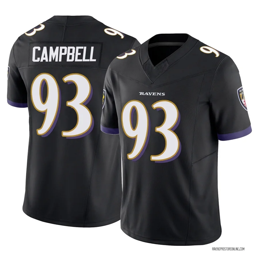 Calais Campbell Baltimore Ravens Youth Limited Vapor F.U.S.E. Nike Jersey - Black