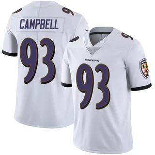 Calais Campbell Baltimore Ravens Youth Limited Vapor Untouchable Nike Jersey - White
