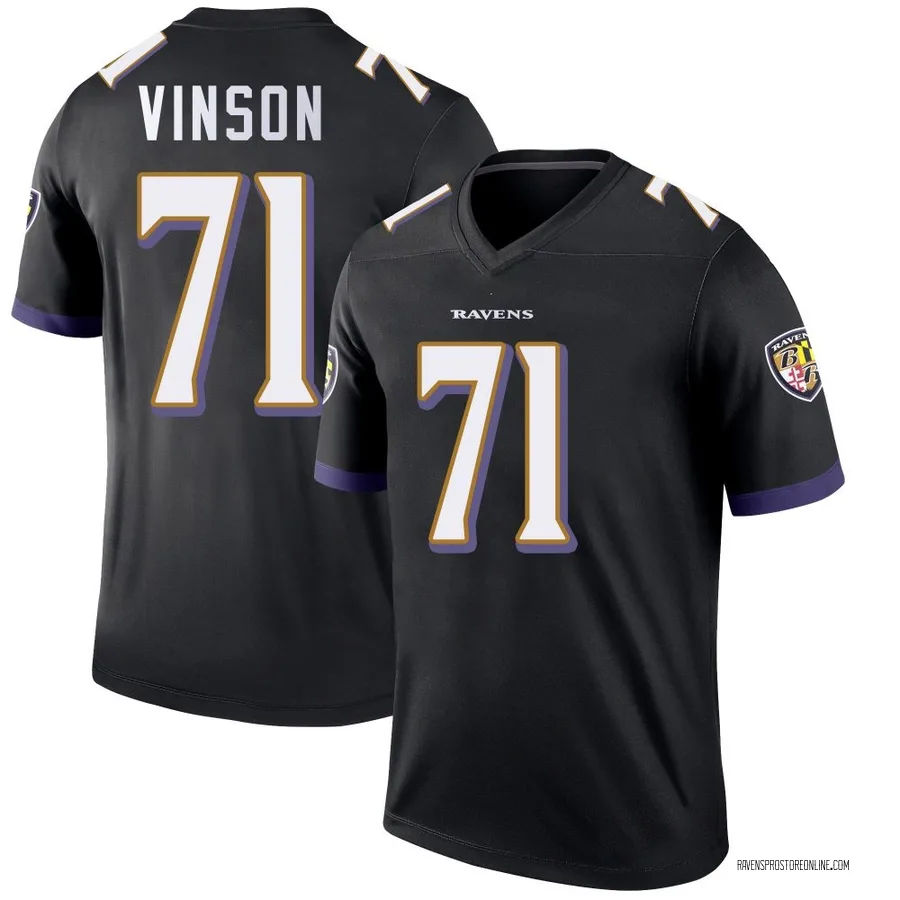 Carson Vinson Baltimore Ravens Youth Legend Nike Jersey - Black