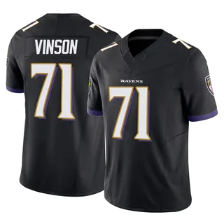 Carson Vinson Baltimore Ravens Youth Limited Vapor F.U.S.E. Nike Jersey - Black
