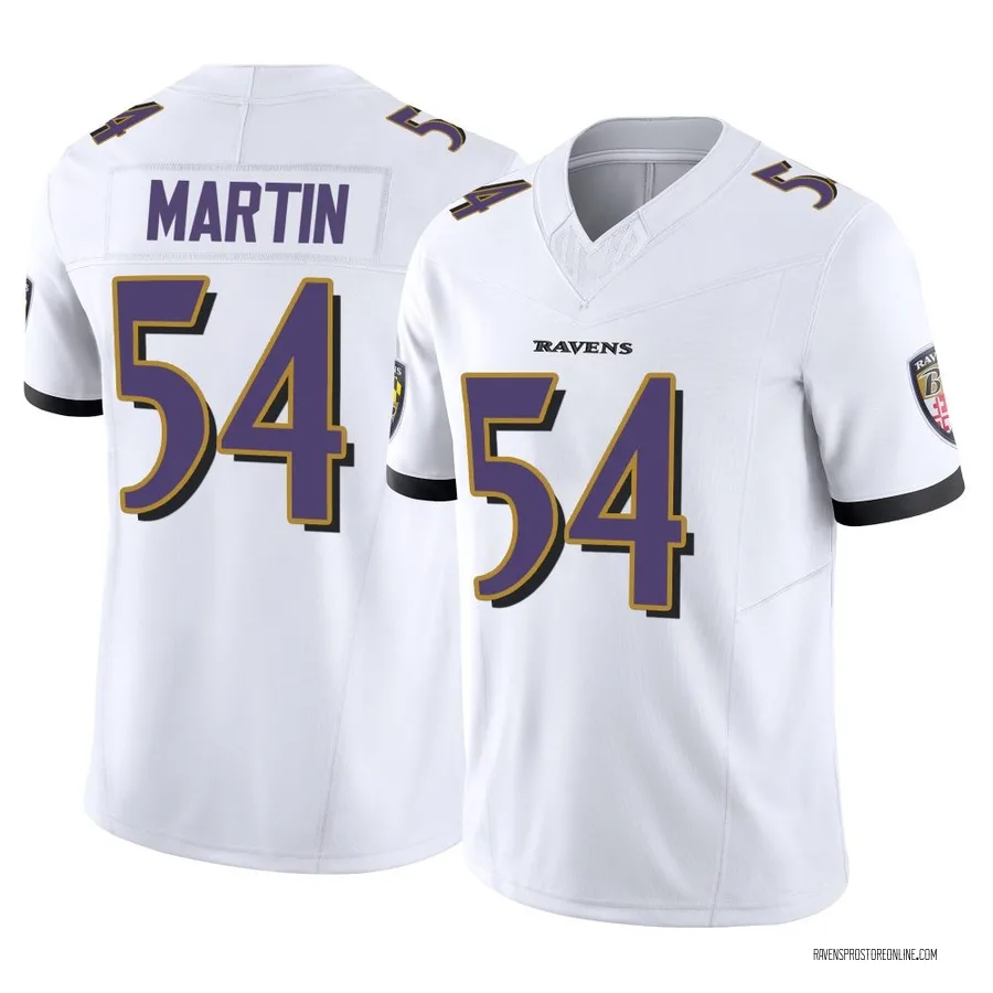 Chandler Martin Baltimore Ravens Men's Limited Vapor F.U.S.E. Nike Jersey - White