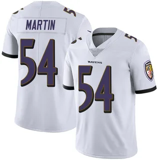 Chandler Martin Baltimore Ravens Men's Limited Vapor Untouchable Nike Jersey - White