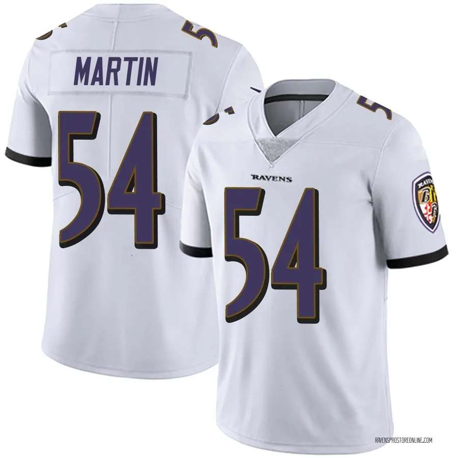 Chandler Martin Baltimore Ravens Men's Limited Vapor Untouchable Nike Jersey - White