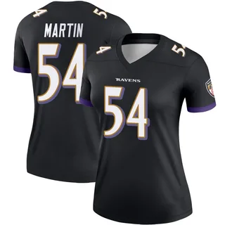 Chandler Martin Baltimore Ravens Women's Legend Nike Jersey - Black