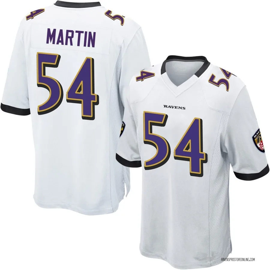 Chandler Martin Baltimore Ravens Youth Game Nike Jersey - White