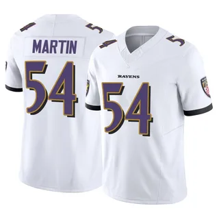 Chandler Martin Baltimore Ravens Youth Limited Vapor F.U.S.E. Nike Jersey - White