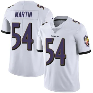 Chandler Martin Baltimore Ravens Youth Limited Vapor Untouchable Nike Jersey - White