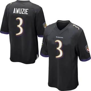 Chidobe Awuzie Baltimore Ravens Youth Game Nike Jersey - Black