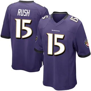 Cooper Rush Baltimore Ravens Men's Game Team Color Nike Jersey - Purple