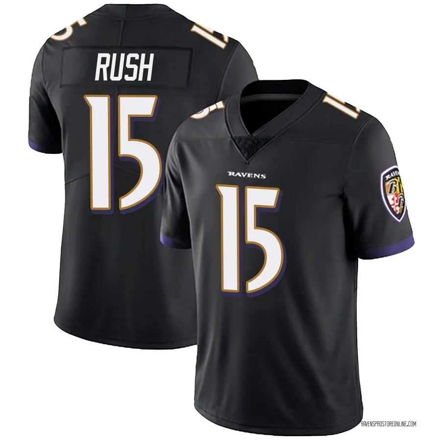 Cooper Rush Baltimore Ravens Men's Limited Alternate Vapor Untouchable Nike Jersey - Black